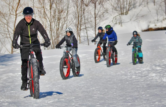 Fatbike en hiver Fatbike en hiver